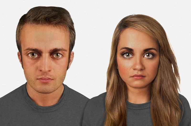 Illustration for article titled No, this is not what our stupid faces will look like in 100,000 years